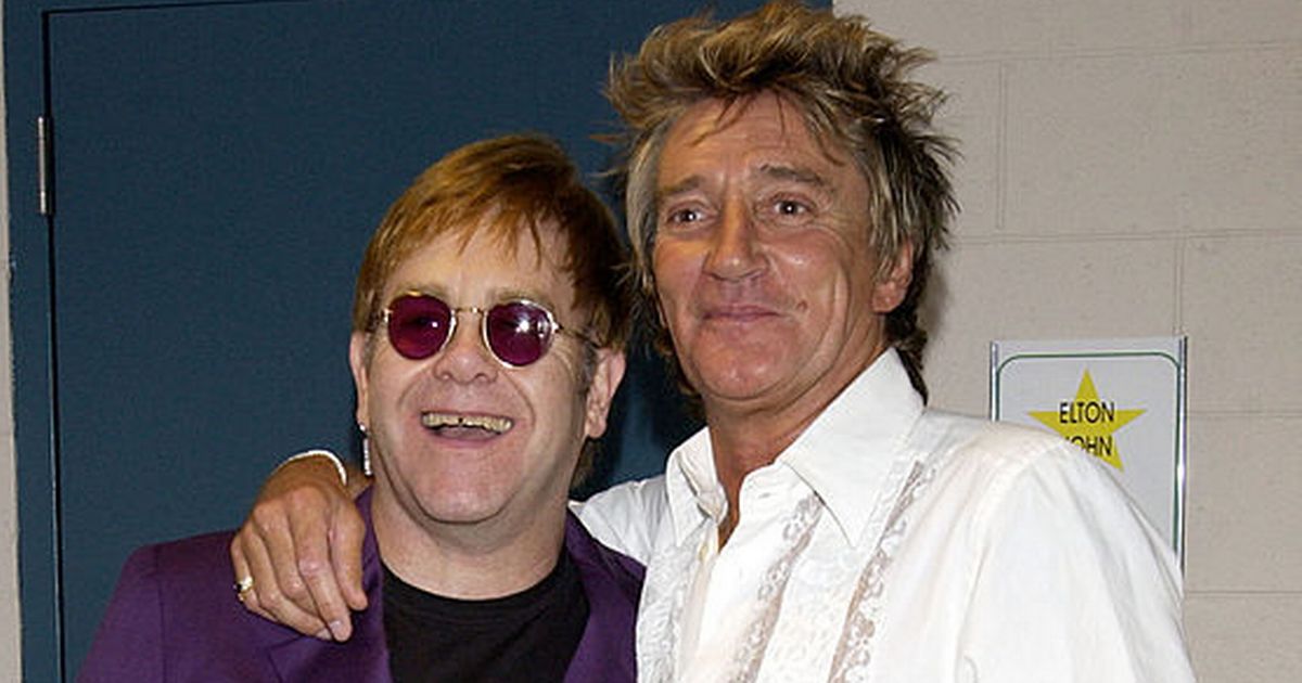 Rod Stewart turned air blue when Elton John married ex-wife Renate Blauel