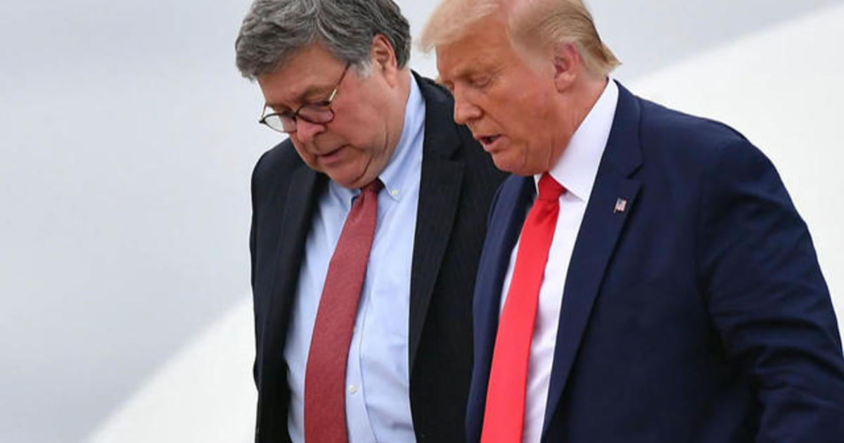 Attorney General Barr contradicts Trump, says no evidence of widespread election fraud