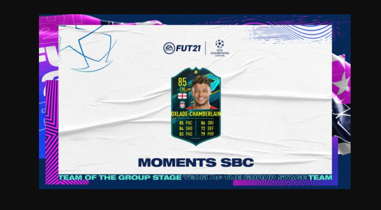 Should You Do The Alex-Oxlade Chamberlain Player Moments SBC In FIFA 21? That’s A Lot Of Coins…