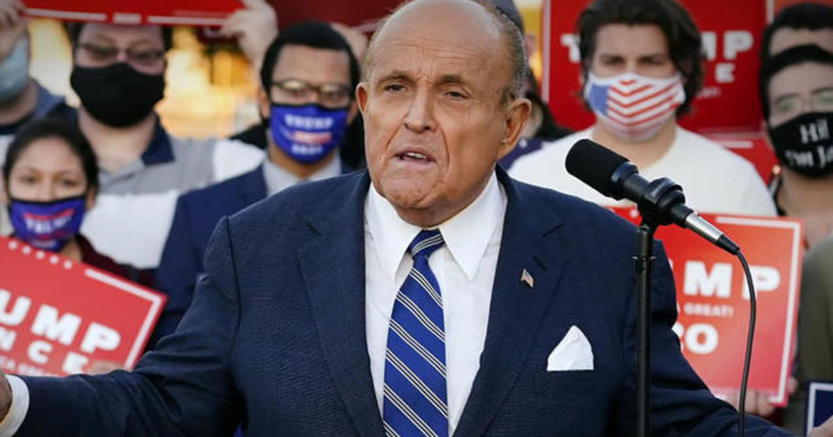 Rudy Giuliani, President Trump’s personal lawyer, hospitalized with COVID-19