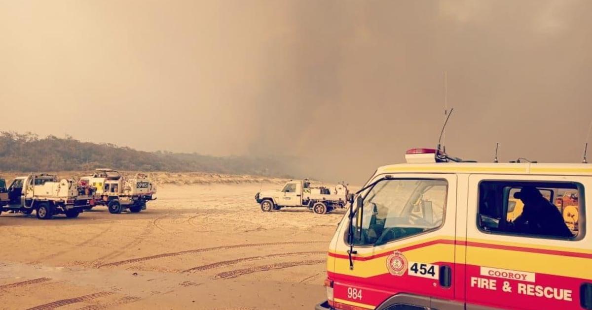 Fire devastates world’s largest sand island