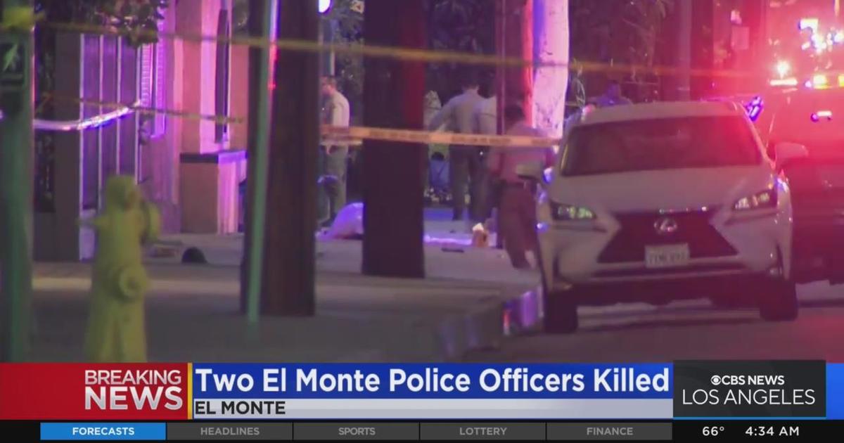 Investigators working to piece together what led up to fatal shooting of two El Monte Police officer