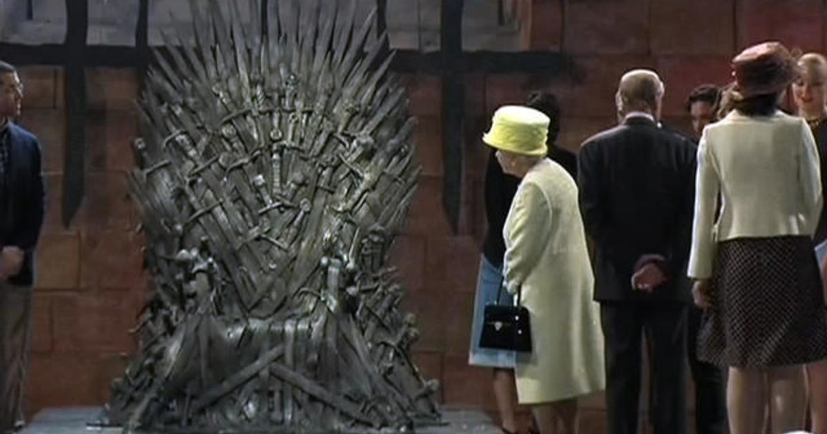 Watch: Queen Elizabeth visits “Game Of Thrones” set