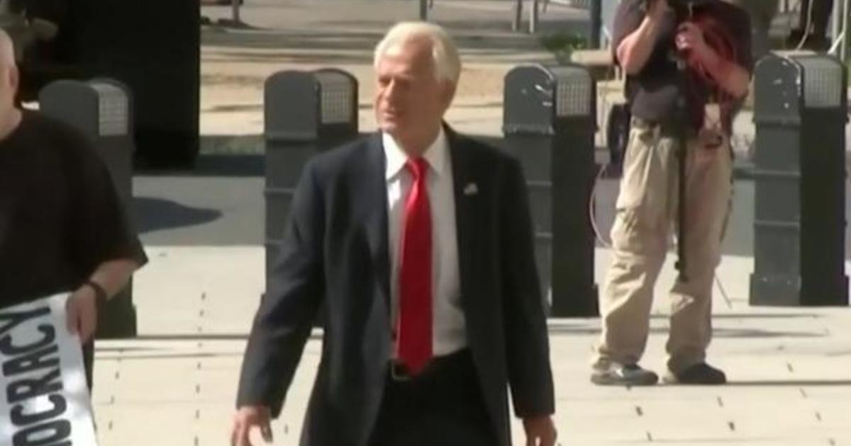 Former Trump aide Peter Navarro pleads not guilty to contempt of Congress