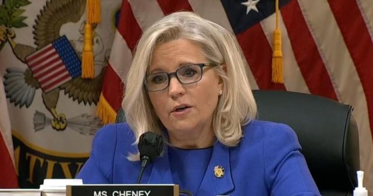 Rep. Liz Cheney, vice chair of House Jan. 6 committee, delivers opening remarks