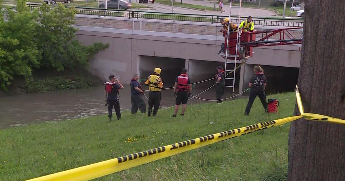 Boy and 2 adults missing, swept away in drainage ditch after storms