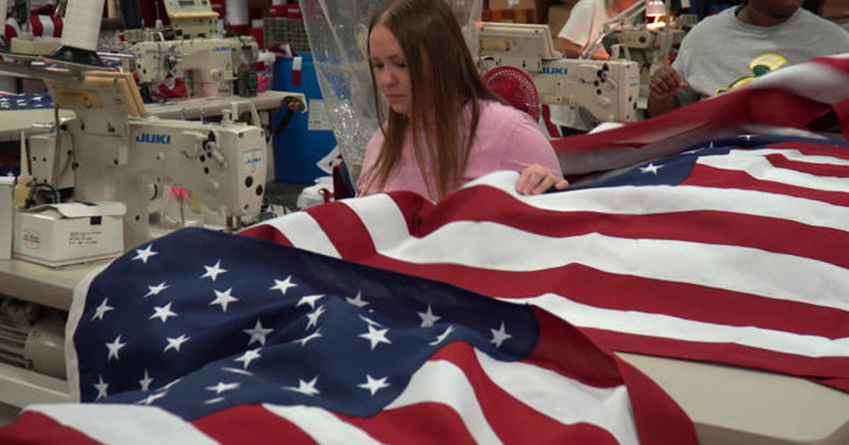 Salute to a flag maker