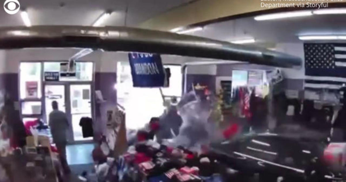 Car crashes into pro-Trump store