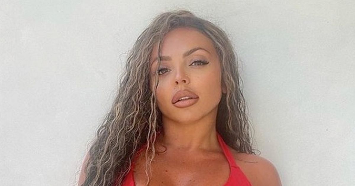 Jesy Nelson gets fans’ pulses racing with stunning red bikini snap