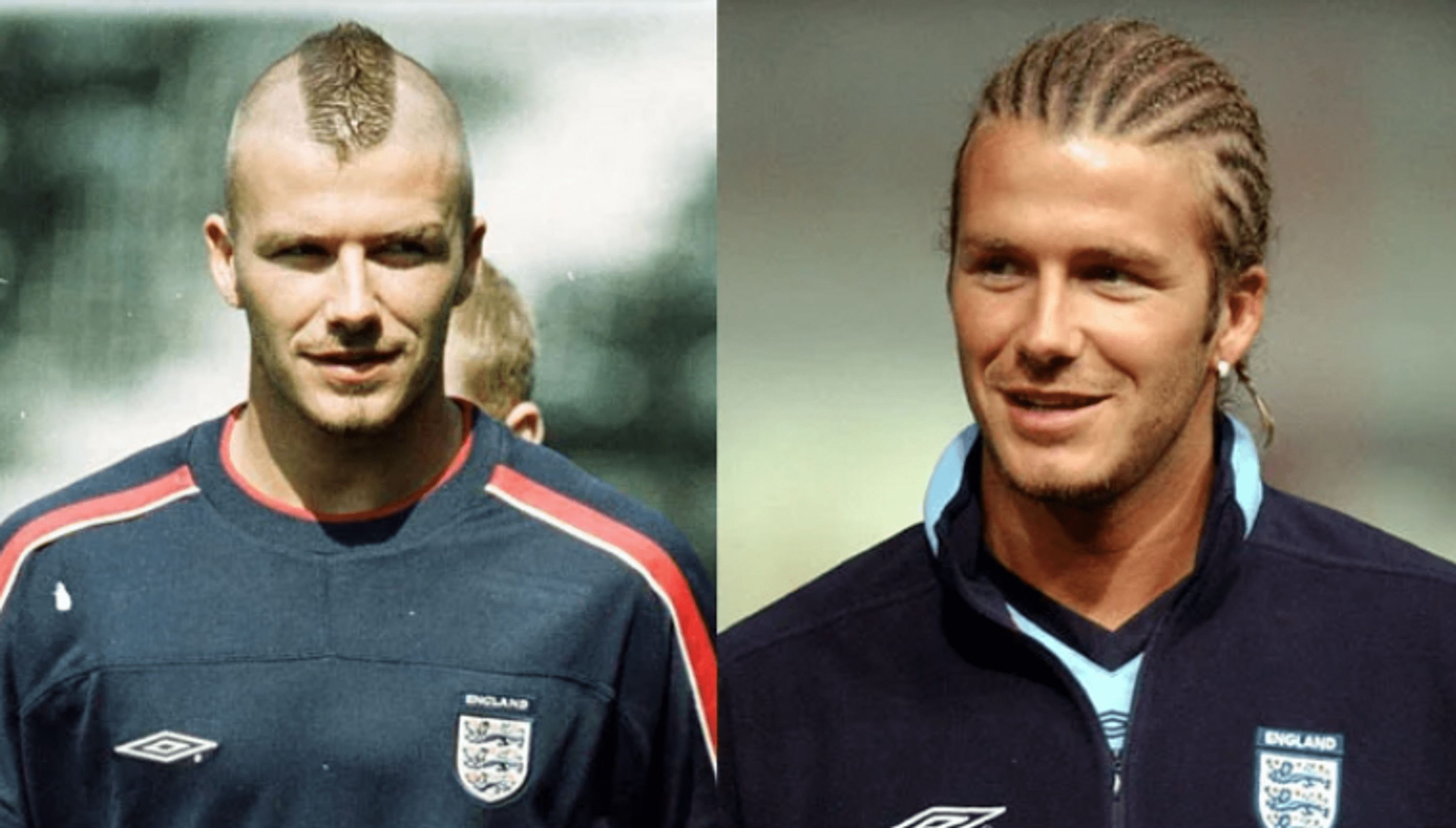 David Beckham spoke about his most unusual hairstyles