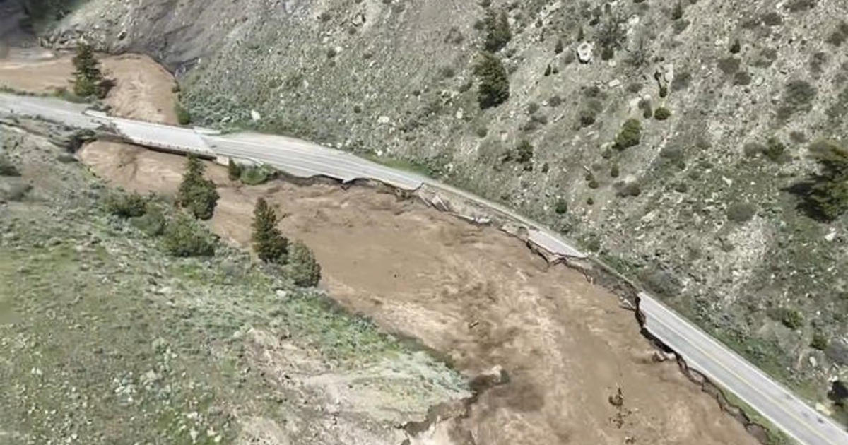 Yellowstone flooding washes out roads, prompts evacuations