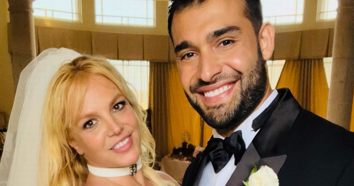 Britney Spears first wedding pictures – dress, Madonna snog and Toxic dancing