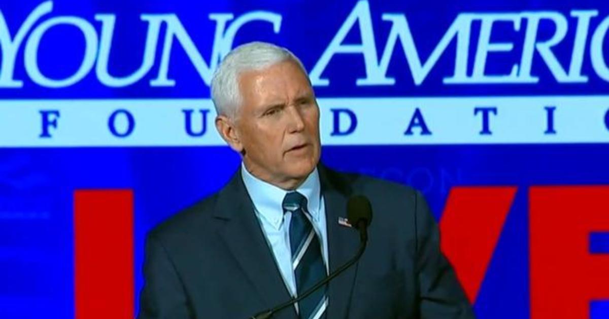 Trump, Pence give dueling speeches in D.C.