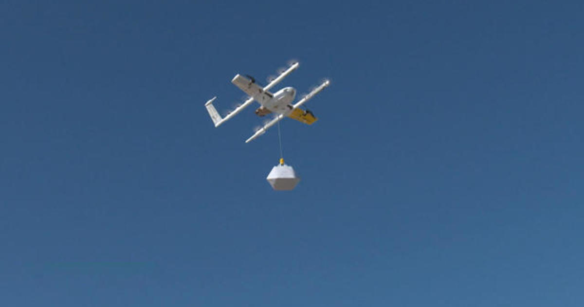 Drone delivery services competing for customers seeking shorter delivery times