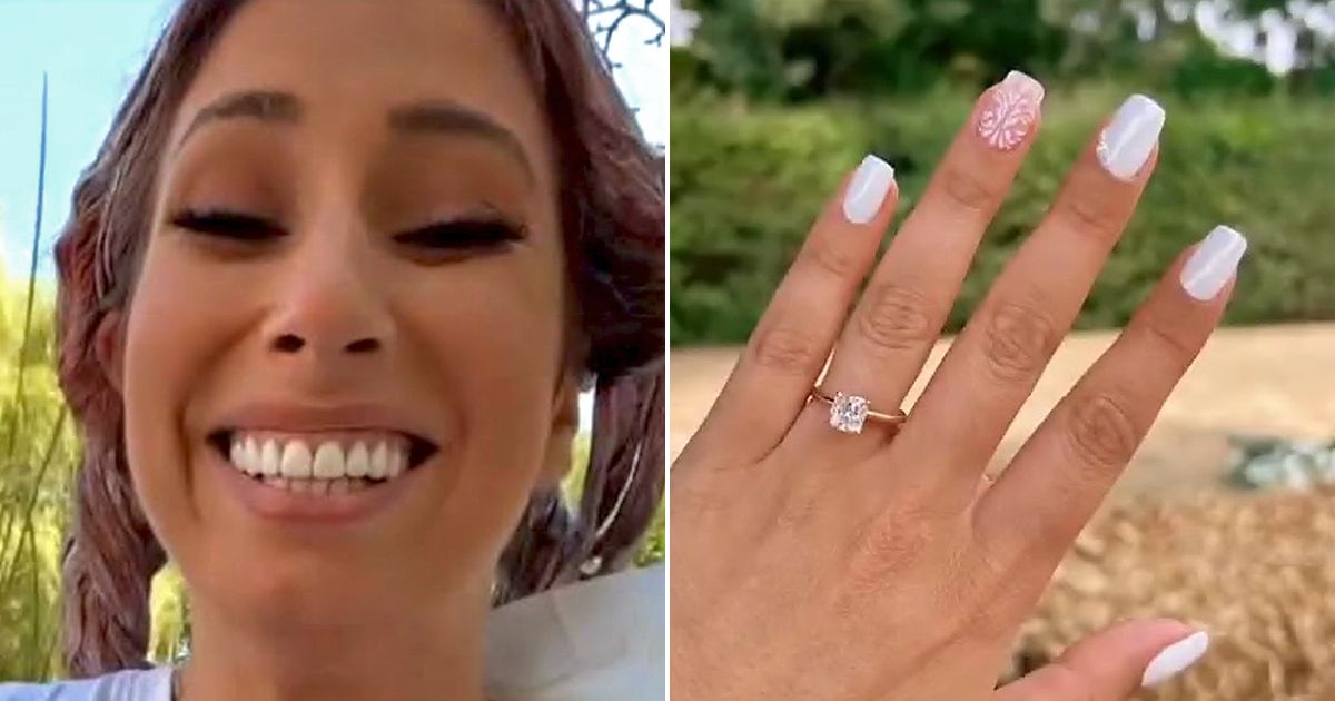 Stacey Solomon unveils last minute ring change as she shows off her wedding nails