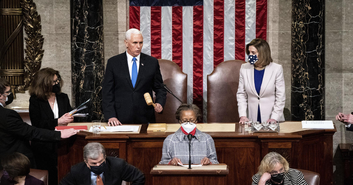 Pence announces Biden’s victory after Congress completes electoral count