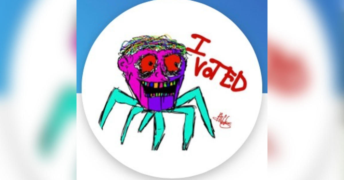 14-year-old’s unconventional “I voted” sticker design winning contest