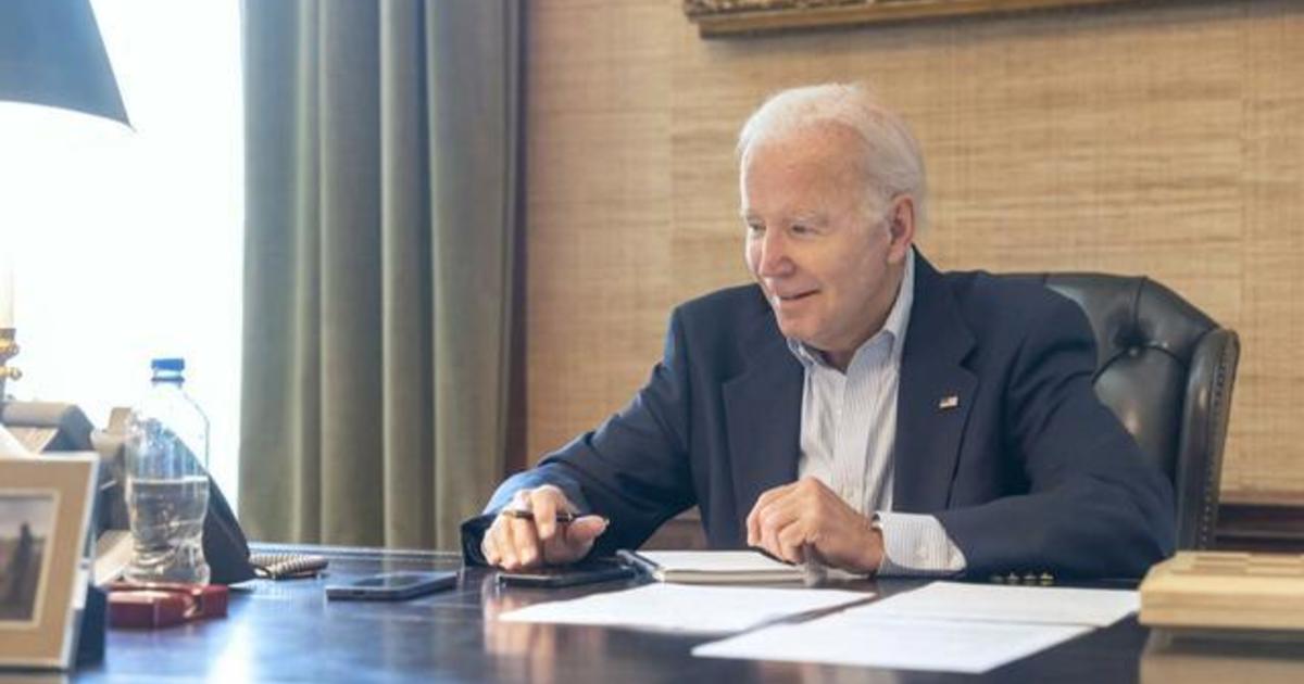 President Biden says he’s “doing well and getting a lot of work done” after positive COVID test