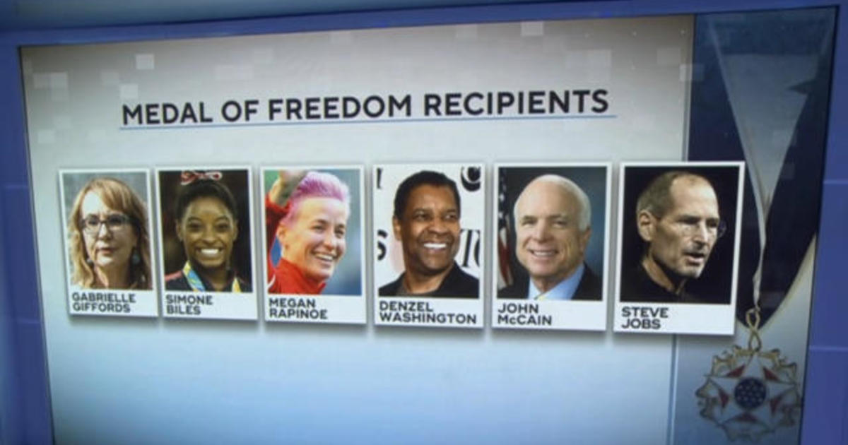 Biden announces new Medal of Freedom recipients