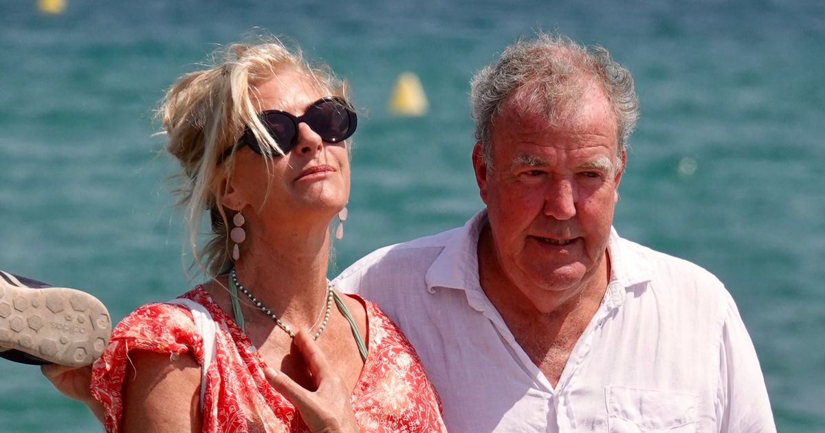 Jeremy Clarkson’s girlfriend performs athletic backflip off boat as fans ask him to try