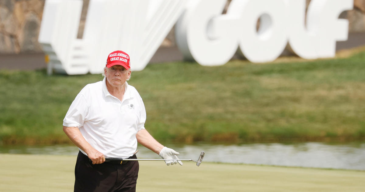 Trump defends hosting Saudi-backed LIV Golf tour amid backlash