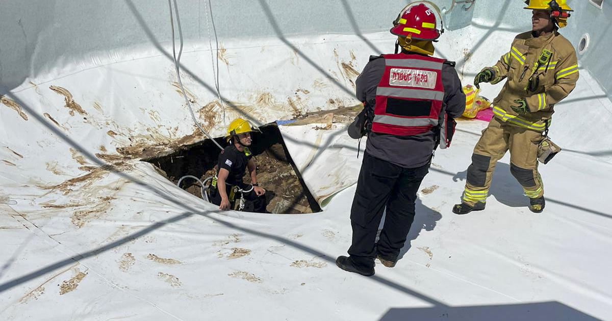 Man dies after getting sucked into sinkhole in a swimming pool in Israel