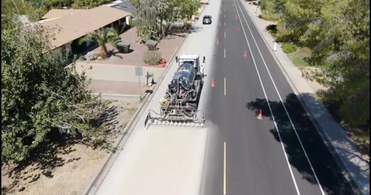 Arizona town attempts to address heatwave with special gray asphalt streets