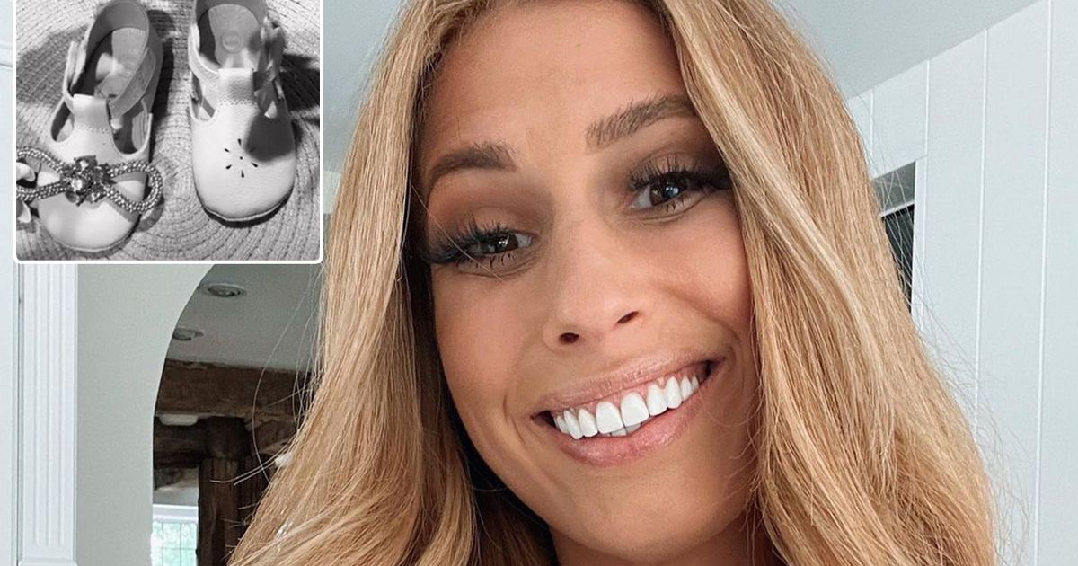 Stacey Solomon using scraps of her own bridal gown to create baby Rose’s wedding outfit