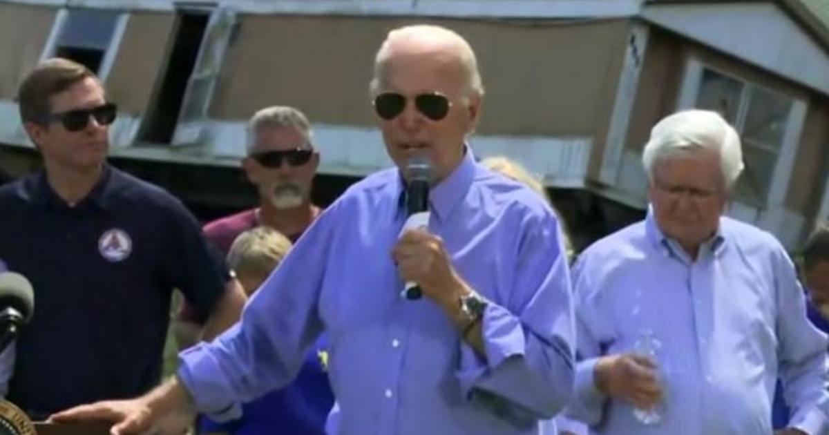 Biden visits flood-ravaged eastern Kentucky