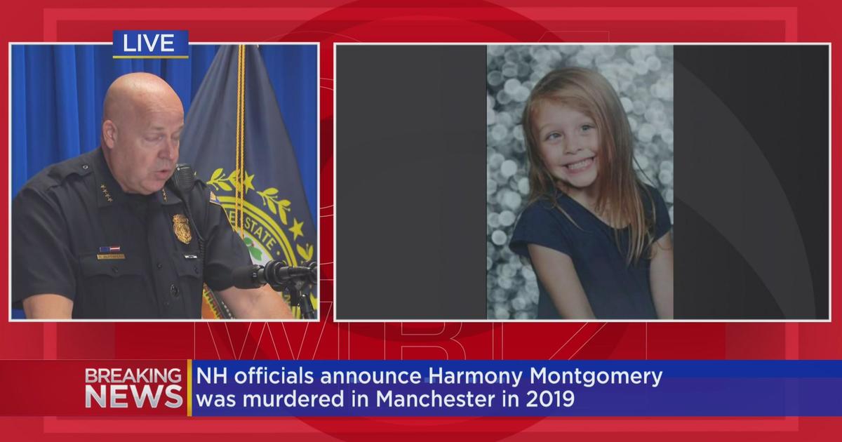 NH officials announce Harmony Montgomery was murdered in Manchester in 2019