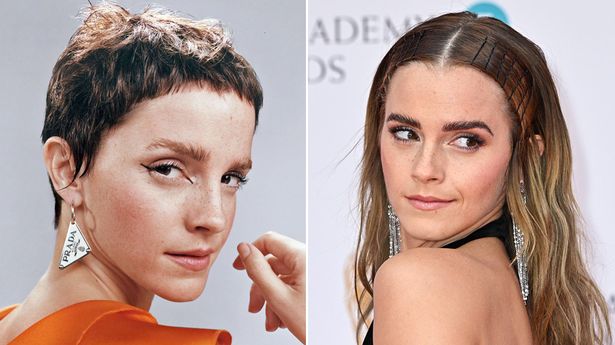 Emma Watson looks unrecognisable as she debuts new pixie cut