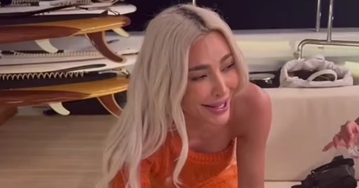 Kim Kardashian goes viral as she chokes on tequila shot at Kylie Jenner’s 25th birthday