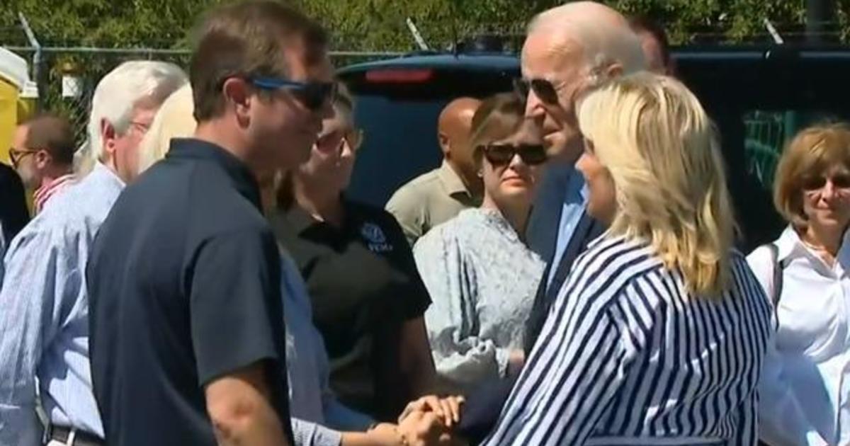 President and first lady visit Kentucky to tour aftermath of state’s deadly floods