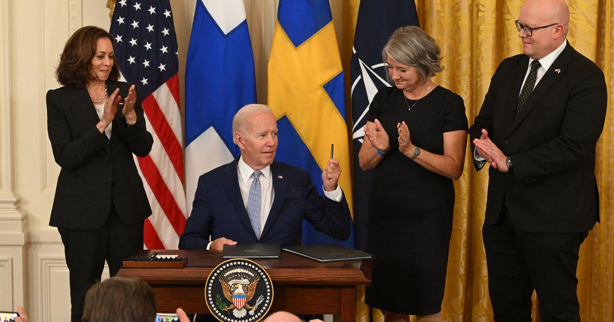 Biden formalizes U.S. support for Finland and Sweden joining NATO