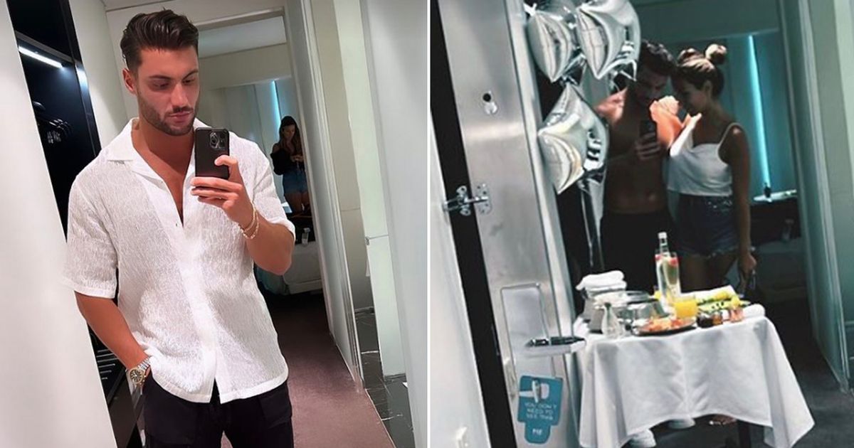 Love Island’s Davide and Ekin-Su wish fans a good morning with steamy breakfast selfie