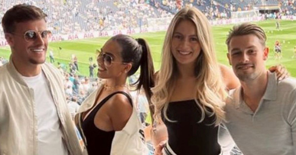 Love Island’s Gemma and Luca given VIP treatment on with Tasha and Andrew at football