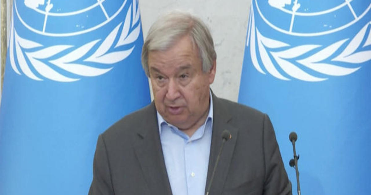 U.N. chief says damage to Ukraine nuclear plant would be “suicide”