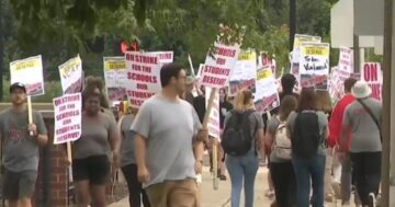 Teachers go on strike in Ohio's largest school district