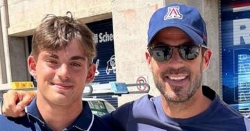 Proud dad Jamie Redknapp shares snap with son Charley as the teen begins 'new chapter'