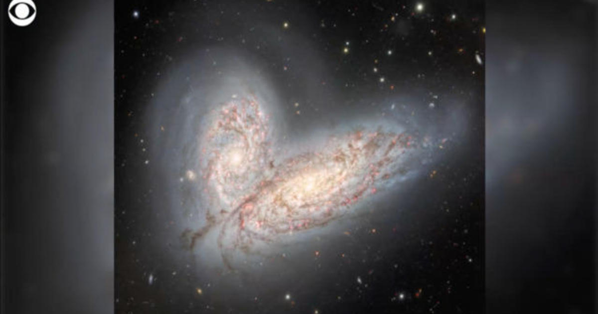 Stunning image of colliding galaxies is a preview of the Milky Way’s fate