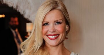 Former glamour model Melinda Messenger unrecognisable as she debuts grey hair